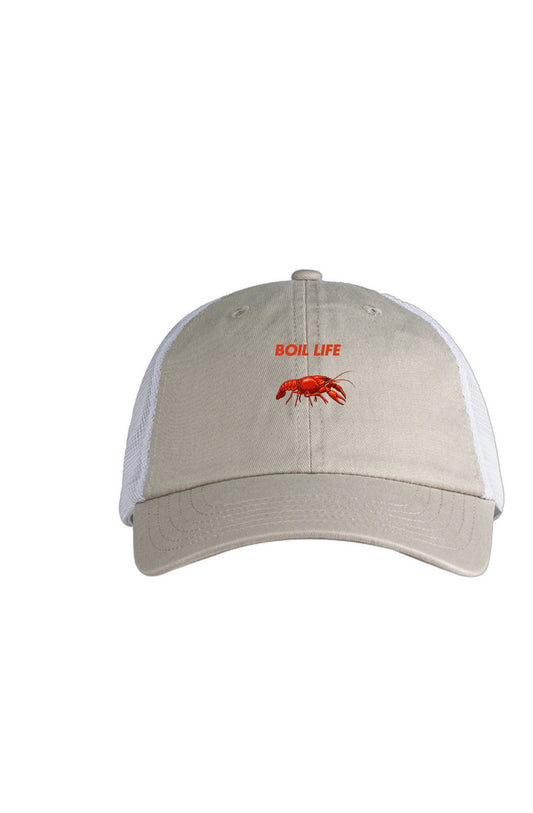 Boil Life - White Washed Trucker Cap